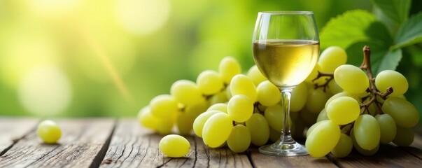 Chilled Sauvignon Blanc, ripe seedless grapes , cool, summer
