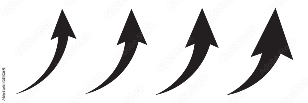 Poster arrows set black icons. arrow icon. arrow vector collection. doddle arrow set, collection of arrows.