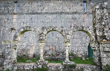 Cloister of the Monastery of Santa Maria das Junias, Pitoes das Junias, Montalegre, Alto Tamega, district of Vila Real, Portugal