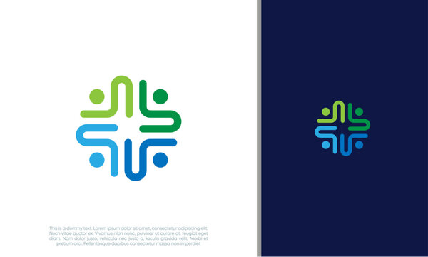 Global Community Logo Icon Elements Template. Community human Logo template vector. Community health care. Abstract Community logo. Social Networking logo designs.