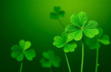 Clover leaves (shamrock) - symbol of St. Patrick's Day