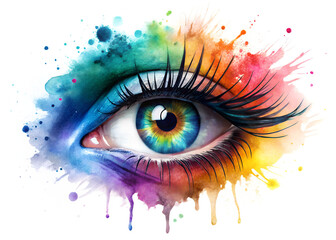 eye of the woman