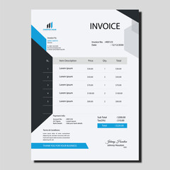Corporate Invoice Design with Payment Details