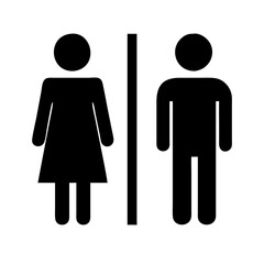 Restroom Signs for Men and Women

