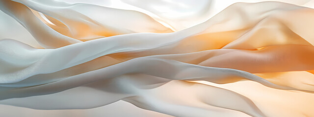 Obraz premium Elegant Abstract Fabric in Soft Hues