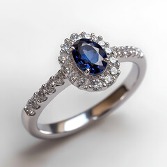 Diana ring-inspired, Saphire