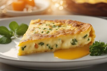 Delicious, Fluffy Omelet Made with Fresh Eggs | Generative AI