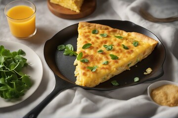 Delicious, Fluffy Omelet Made with Fresh Eggs | Generative AI