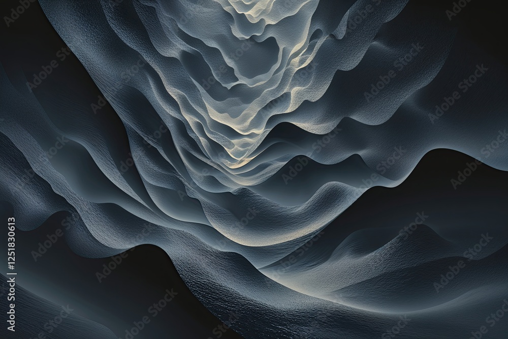 Poster dark toned mysterious abstract poster design with textured gradient background