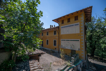 Old Abandoned Historic Villa of an Artist in Northern Italy