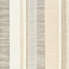 Neutral striped fabric texture suitable for various decor styles and upholstery projects. Generative AI