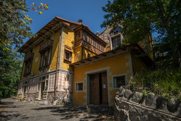 Old Abandoned Historic Villa of an Artist in Northern Italy