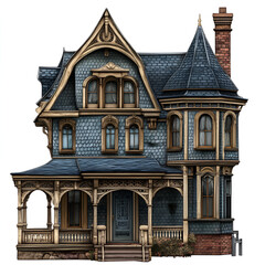 Obraz premium vector illustration of a house AI generative 