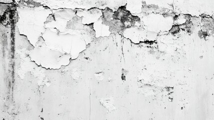 Obraz premium Texture of a grungy white concrete wall as a background or wallpaper