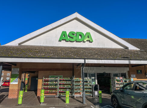 The retail shop of Asda in London.Asda Stores Ltd is a British supermarket chain.