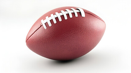 cricket ball isolated on white background AI generative 