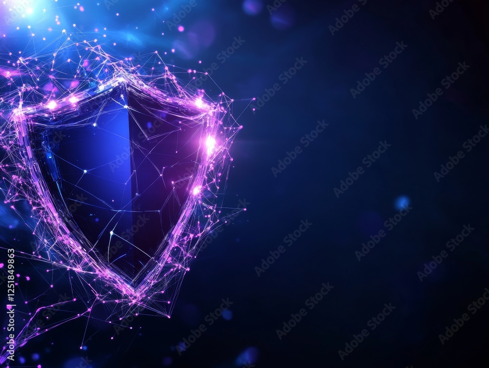 Aufkleber visualize cloud security solution as powerful shield, representing protection and technology.