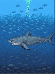 Obraz premium shark and fish