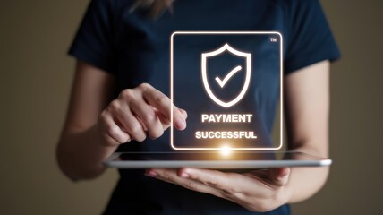 Secure Online Payment Confirmation on Tablet