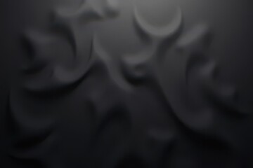 Fototapeta premium Abstract texture with flowing curves and shadows on dark background