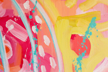 Detail of the Painting as a Background