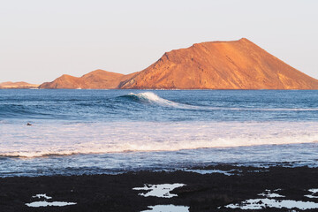 Sunset in Corralejo, Fuerteventura, Canary Islands 