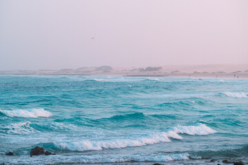 Sunset in Corralejo, Fuerteventura, Canary Islands 