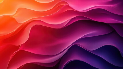 Colorful Abstract Waves with Gradient Flow and Vibrant Textures