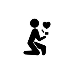 Love proposal icon