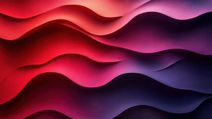 Obraz premium Abstract Flowing Waves in Red and Purple Gradient Texture Design