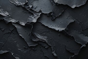 Obraz premium Unique Midnight Black Grain and Lead Gray Static Noise Texture for Stylish Monochrome Wallpaper Design