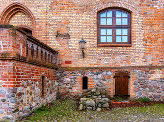 Zitadelle in Berlin-Spandau mit Torhaus, Palas, Bastion König und Bastion Königin, Berlin,...