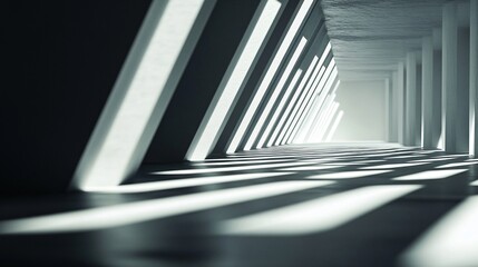 Obraz premium Minimalistic Background with Fine White Lines for Design