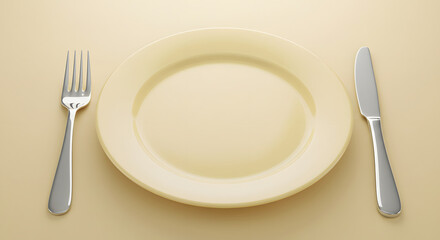 Empty Plate Setting Empty Plate Setting