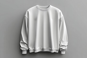 Blank white long-sleeve t-shirt mockup displayed in both front and back views for design concepts