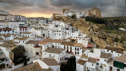 Municipio de Setenil de las Bodegas en la provincia de C&aacute;diz, Andaluc&iacute;a
