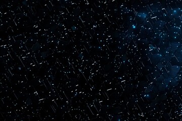 Abstract close-up of a glowing blue digital circuit board, showcasing intricate connections and technological design on a black background.
