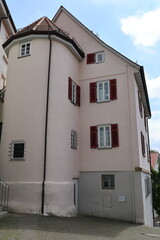 Blick in die Altstadt von Backnang in Baden-Württemberg	