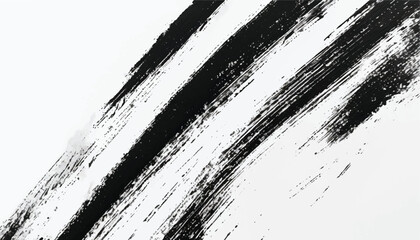 Grunge texture. Monochrome texture. Grunge black and white pattern. Brush strokes. Scratches Strokes. Abstract background.