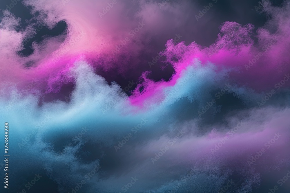 Poster vibrant cyan magenta gray abstract design with colorful gradient and textured background
