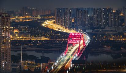 london skyline at night