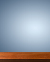 Empty wooden table for display products