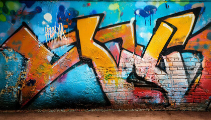graffiti at the wall