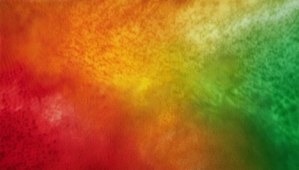 Fototapeta premium Red orange yellow green abstract watercolor. Colorful art background with space for design. Web banner. Wide. Panoramic. Bright, explosion, splash, fiery.