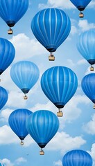 blue background air balloons balloon balloon air balloon air decoration party helium birthday celebration blue cyan colours coloured colourful fun three-dimensional three-dimensional illustration