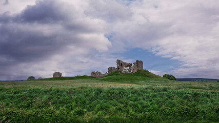 Duffus Castle, near Elgin, Moray, Scotland, was a motte-and-bailey castle and was in use from c. 1140 to 1705. During its occupation it underwent many alterations. 