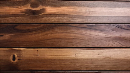 Brown Wooden Planks with Rich Grain. Wood Texture. Wooden Background. Vintage Wood Panel Wall. 
