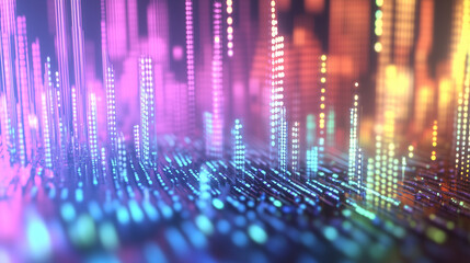 Fototapeta premium binary code background