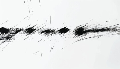 Grunge texture. Monochrome texture. Grunge black and white pattern. Brush strokes. Scratches Strokes. Abstract background.