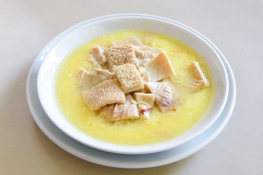 Turkish Traditional Tripe Soup. Iskembe, damar , curuk , beyran, ayak paca, kelle paca corbasi. Dil, beyin corbasi.